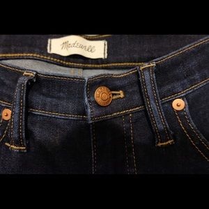 Madewell 9" Mid-Rise Skinny Jeans Woman Size 25